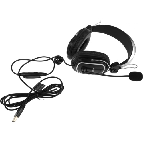 HU-50 Наушники с микрофоном A4Tech HU-50 черный 2м накладные USB оголовье фото 8 HU-50 Наушники с микрофоном A4Tech HU-50 черный 2м накладные USB оголовье фото 8