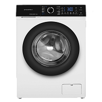 MFWM127IWHT Стиральная машина MAUNFELD/ Стиральная машина MAUNFELD, глубина 465 мм, 16 режимов, инверторный мотор, 7 кг, 1200 об/мин, электронное управление, дисплей, пар, энергоэффективность А+++, уровень шума 60-76 дБ, цвет белый