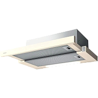 AURORALX/CR/F/60-PRF0115176B Вытяжки JET AIR/ Встраиваемая, 60 см, 206 Вт, кнопочное управление, 650 куб. м. , кремовая