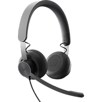 981-000875 Гарнитура/ Logitech Headset Zone Wired UC Graphite