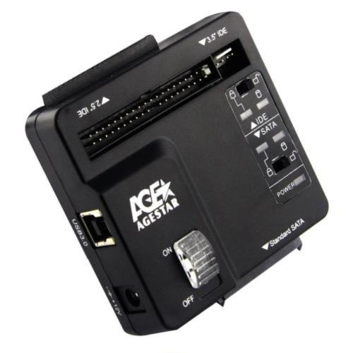 3FBCP Адаптер-переходник для HDD/SSD AgeStar 3FBCP SATA IDE USB3.0 пластик черный фото 2 3FBCP Адаптер-переходник для HDD/SSD AgeStar 3FBCP SATA IDE USB3.0 пластик черный фото 2