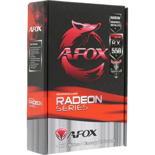 AFRX550-2048D5H2-V4 Видеокарта Afox RX550 2GB GDDR5 128bit DVI DP HDMI 2FAN RTL фото 8