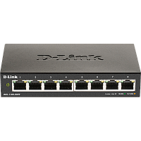 DGS-1100-08V2/A1A Коммутатор/ DGS-1100-08V2 EasySmart L2 Switch 8х1000Base-T