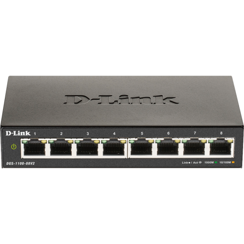 DGS-1100-08V2/A1A Коммутатор/ DGS-1100-08V2 EasySmart L2 Switch 8х1000Base-T DGS-1100-08V2/A1A Коммутатор/ DGS-1100-08V2 EasySmart L2 Switch 8х1000Base-T