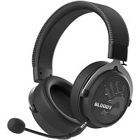 MR590+WIRED/SPORTBLACK Наушники с микрофоном A4Tech Bloody MR590 Sports черный 1.5м мониторные BT/Radio/3.5mm оголовье (MR590 + WIRED/SPORT BLACK)