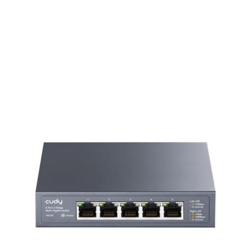 HS105 Коммутатор/ 5-Port 2.5G Metal Switch фото 3