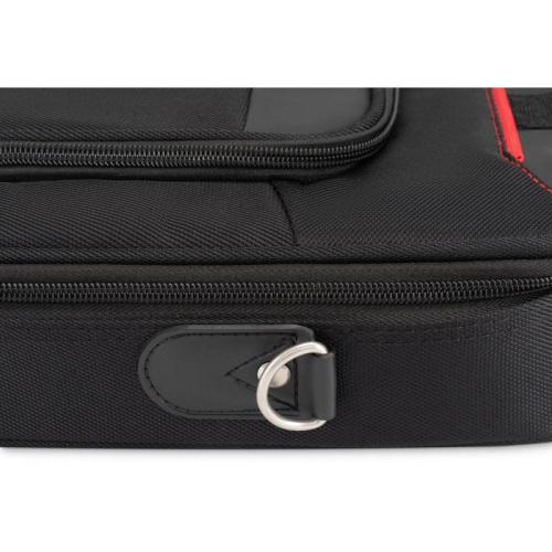 PCP-A9015BK Сумка для ноутбука 15.6" PC Pet PCP-A9015BK черный/красный нейлон фото 15