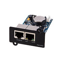 PMC-01R SNMP карта для удаленного управления по сети Ethernet c Русским интерфейсом, 2xRJ45, PowerMaster/ SNMP card RUS