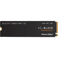 WDS200T2X0E Твердотельный накопитель/ WD SSD Black SN850X, 2000GB, M.2(22x80mm), NVMe, PCIe 4.0 x4, 3D TLC, R/W 7300/6600MB/s, IOPs 1 200 000/1 100 000, DRAM buffer 2048MB, TBW 1200, DWPD 0.3 (12 мес.)