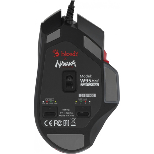 W95MAXNARAKA Мышь A4Tech Bloody W95 Max Naraka белый/рисунок оптическая 12000dpi USB 6but фото 5 W95MAXNARAKA Мышь A4Tech Bloody W95 Max Naraka белый/рисунок оптическая 12000dpi USB 6but фото 5