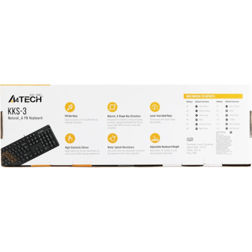 KKS-3 Клавиатура A4Tech KKS-3 черный USB фото 4