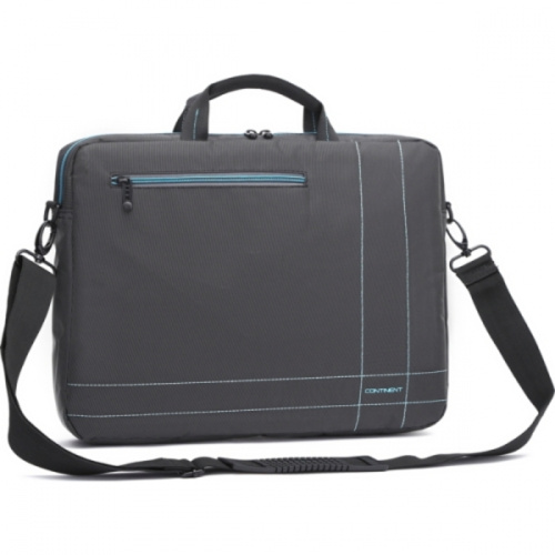 CC-201GB Сумка для ноутбука нейлон/ Continent CC-201 GB 15.6" Grey/Blue фото 6