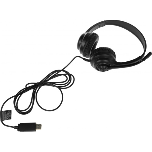 HU-8 Наушники с микрофоном A4Tech HU-8 черный 2м накладные USB оголовье фото 8 HU-8 Наушники с микрофоном A4Tech HU-8 черный 2м накладные USB оголовье фото 8