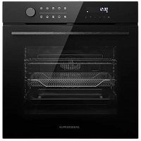 HF615B Духовой шкаф Kuppersberg/ Духовой шкаф Kuppersberg, High-Tech, 73 л, комбинированное управление, дисплей, таймер, 10 режимов, макс. температура 250 градусов, гриль, телескопические направляющие (на 1 уровень), энергоэффективность А, цвет черный, цв