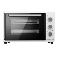 MMO-373MW01 Мини-печь MAUNFELD/ Мини-печь, 1400 Вт, 37 л, 3 режима, механическое управление, цвет: белый