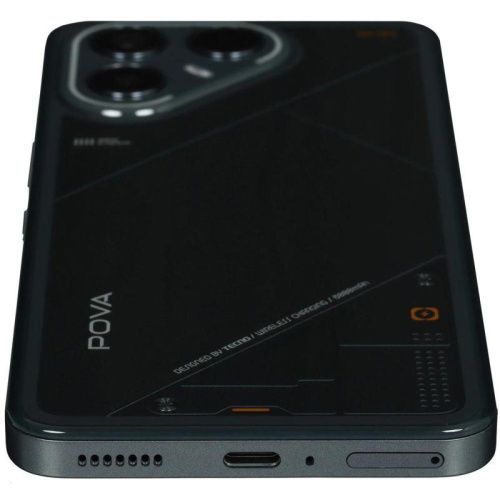 LJ9256+12GEEKBLACK Смартфон Tecno Pova 7 Ultra 5G 12+256Gb черный фото 6