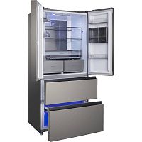 KNFF82535X Многодверный холодильник KORTING/ Многодверный холодильник KORTING, ВхШхГ 1930х853х693 мм, отдельностоящий, сенсорное управление, цифровой дисплей, объем холодильной камеры 354 л, объем морозильной камеры 186 л, NoFrost, динамическое охлаждение