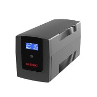 INFOLCD1200I Линейно-интерактивный ИБП ДКС серии Info LCD, 1200 ВА/720 Вт, 1/1, 4xIEC C13, USB + RJ45, LCD, 2x7Aч