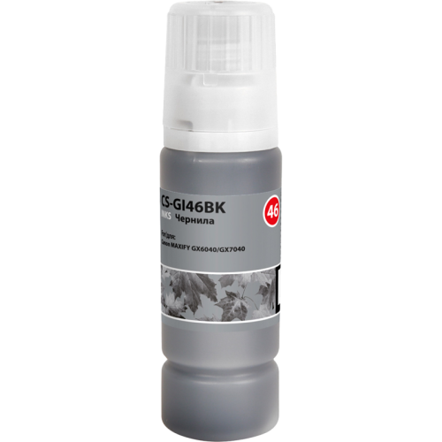 CS-GI46BK -/ Чернила Cactus CS-GI46BK черный135мл для Canon MAXIFY GX6040/GX7040 CS-GI46BK -/ Чернила Cactus CS-GI46BK черный135мл для Canon MAXIFY GX6040/GX7040