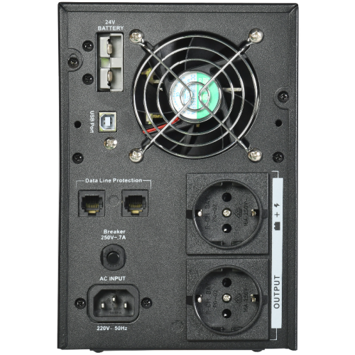 ELT-1000VA-1-L-S ITK ELECTRA LT ИБП 1кВА/0,8кВт без АКБ USB Schuko