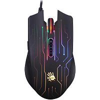 Q82 Мышь A4Tech Bloody Q82 черный/рисунок оптическая 6200dpi USB3.0 8but