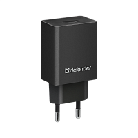 83572 Defender Сетевой адаптер EPA-10 черный, 1xUSB, 5V/2.1А, пакет