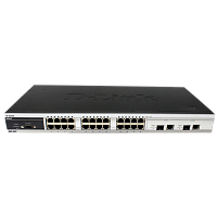 DES-3526_RFB/A43 Сетевой коммутатор/ 24-port UTP 10/100Mbps + 2 combo 1000BASE-T/SFP, L2 Single IP Management Switch, 19"