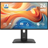 9S6-3PE69M-014 Монитор/ MSI PRO MP245PHG E14 23.8'', 1920x1080, IPS, 178x178, 300nit, 144Hz, 4ms, HDMI/DP, 1xUSB-C, 2USB-A, Audio out, 2x2W, LTSP, IntPWR, 100x100VESA, Black, 1y