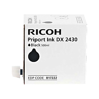 817222 Чернила для дупликатора тип 2430 черные/ RICOH PRIPORT INK DX 2430 BLACK