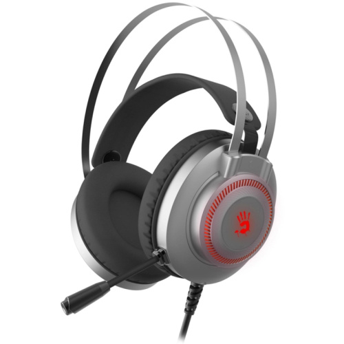 J200S Наушники с микрофоном A4Tech Bloody J200S серый 2м мониторные USB оголовье (J200S) фото 2 J200S Наушники с микрофоном A4Tech Bloody J200S серый 2м мониторные USB оголовье (J200S) фото 2