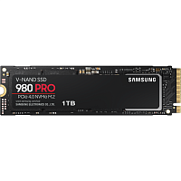 MZ-V8P1T0CW Твердотельные накопители/ Samsung SSD 980 PRO, 1000GB, M.2(22x80mm), NVMe 1.3c, PCIe 4.0 x4, 3-bit MLC, R/W 7000/5000MB/s, IOPs 1 000 000/1 000 000, DRAM buffer 1024MB, TBW 600, DWPD 0.33, with Heatsink (12 мес.)