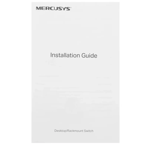 MS124GS Коммутатор/ 24-Port Gigabit Desktop/Rackmount Switch фото 7 MS124GS Коммутатор/ 24-Port Gigabit Desktop/Rackmount Switch фото 7