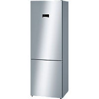 KGN49XL30U Отдельностоящий холодильник с нижней морозильной камерой, 203х70х67 см, Серия 4, A++, 435 л, No Frost, нерж. сталь