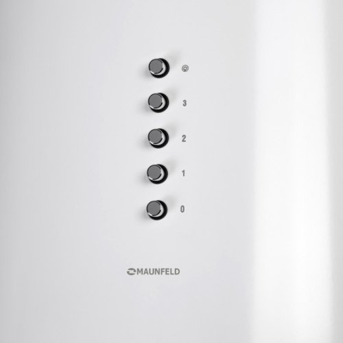 LEEPUSH39WHITE ВЫТЯЖКА MAUNFELD/ островная вытяжка с потолочным креплением,1000м3/ч, белая фото 6