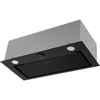 CROSBYHARDY60BLACK ВЫТЯЖКА MAUNFELD CROSBY HARDY 60 BLACK/ Полновстраиваемая, 60см, 1000 м3, механическое управление, LED, площадь кухни до 35м2, опция: угольный фильтр CF140C, черная