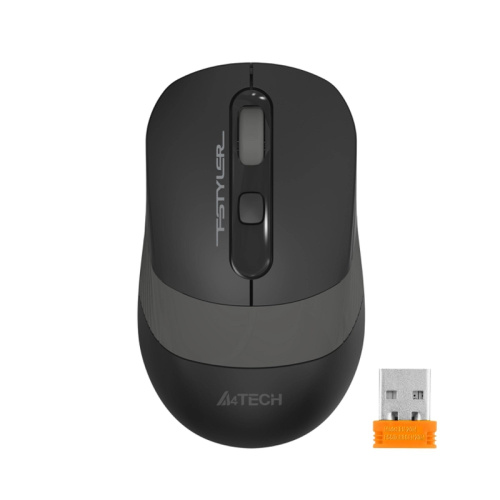 FG10SGREY Мышь A4TECH Fstyler FG10S беспроводная оптическая, черный и серый, 2000dpi, USB фото 2 FG10SGREY Мышь A4TECH Fstyler FG10S беспроводная оптическая, черный и серый, 2000dpi, USB фото 2