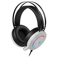 G521(WHITE) Наушники с микрофоном A4Tech Bloody G521 белый/черный 2.3м мониторные USB оголовье (G521 (WHITE))