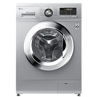 F1296TD4 Стиральная машина LG Electronics/ Стиральная машина LG, отдельностоящая, ВхШхГ 850х600х550 мм, загрузка 8 кг, 1200 об/мин, LED дисплей, инверторный мотор с прямым приводом, отсрочка старта, энергоэффективность А, цвет серебристый