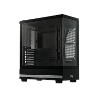 C3Q500BK Корпус без блока питания/ Case PCCooler C3 Q500 BK, Midi-Tower, TG, no fans, 1xUSB 3.0 + 1xUSB 2.0 + 1xUSB-C, ATX, mATX, mITX Black