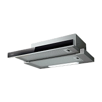 ORIONLX/GR/F/60/VT-PRF0099878C Вытяжки JET AIR/ Встраиваемая, 60 см, кнопочное управление, 650 куб. м. , серый + фронтальное черное стекло