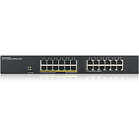 GS1900-24EP-EU0101F Коммутатор/ ZYXEL GS1900-24EP Smart L2 PoE + switch , rack 19 ", 24xGE (12xPoE +), PoE budget 130 W