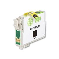-/ Картридж струйный Cactus CS-EPT1291 T1291 черный (15мл) для Epson Stylus Office B42/BX305/BX305F/BX3