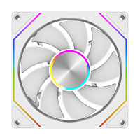 FG120RARGBWH Кулер для корпуса/ Case Cooler PCCooler FG120R ARGB WH Reverse (120x120x25mm, 4-pin PWM, ARGB, 54CFM, 28.4dBA, 1800RPM, White)