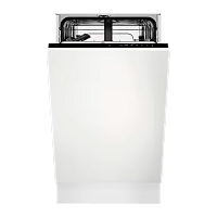 EEA12100L Встраиваемые посудомоечные машины ELECTROLUX/ Встраиваемая узкая посудомоечная машина, без фасада, сенсорное управление Quick Select 1,Список программ: Стандартная 160 мин, Стандартная 90 мин, ЭКО (4 часа), Быстрая 30 минут, Предварительное опол