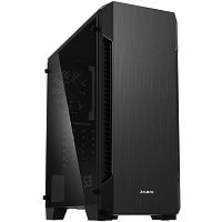 S3TGBLACK Корпус Zalman S3 TG черный ATX 5x120mm 2xUSB2.0 1xUSB3.0 audio bott PSU [S3 TG BLACK]