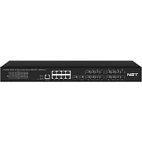 NS-SW-18GX8G-L Управляемый L2+ коммутатор Gigabit Ethernet/ Управляемый L2+ коммутатор Gigabit Ethernet на 18 x GE SFP + 8 x GE RJ45 портов. Порты: 18 x GE SFP (1000 Base-X), 8 x GE (10/100/1000 Base-T). Консольный порт, Уровень управления L2 (Full manage