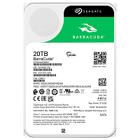 ST20000DM001 Жесткий диск/ HDD Seagate SATA3 20Tb BarraCuda 6Gb/s 7200 512Mb 1 year warranty