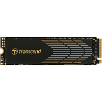 TS1TMTE240S Твердотельный накопитель/ Transcend SSD MTE240S, 1000GB, M.2(22x80mm), NVMe 1.4, PCIe 4.0 x4, 3D TLC, R/W 3800/3200MB/s, IOPs 370 000/560 000, DRAM buffer 512MB, TBW 1700, DWPD 0.9 (12 мес.)