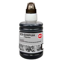 CS-GI40PGBK -/ Чернила Cactus CS-GI40PGBK черный 140мл для Canon Pixma G5040/G6040/GM2040