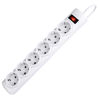 99493 Сетевой фильтр Defender DFS 155 5 м, белый, 6 розеток/ Surge Protector Defender DFS 155 5m, white, 6 outlets